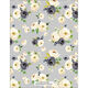 Gray and Ivory Roses Flat Note Cards Image 2 of 3